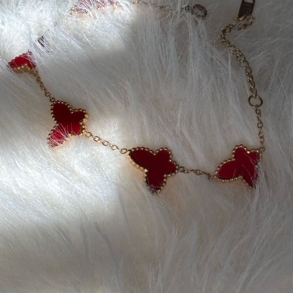 Elegant Red Butterfly bracelet